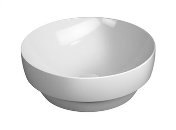 COLOR ELEMENTS Ø40 - Semi-inset round ceramic washbasin by GSI ceramica - view 3